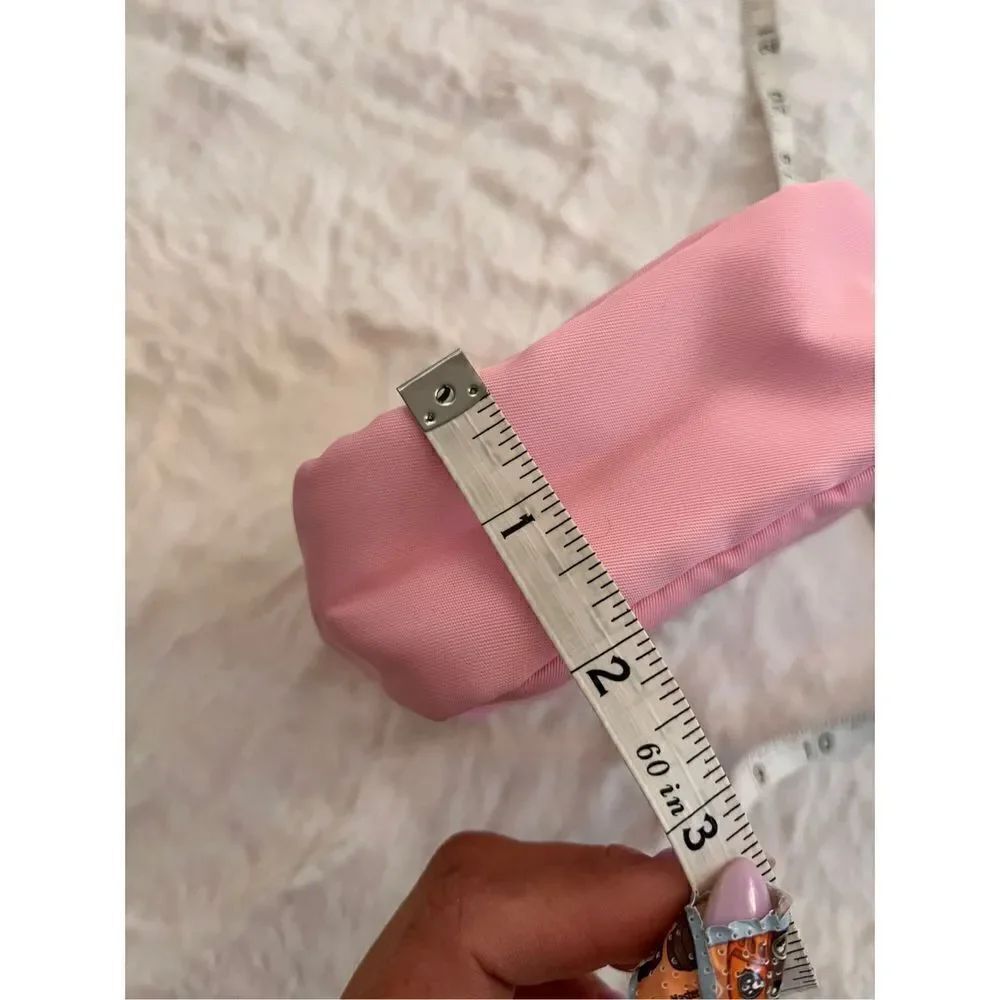 Light Pink Small Nylon Pouch - Picture 7 of 7